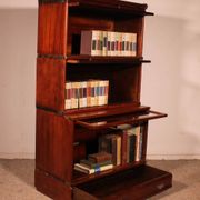 Globe Wernicke Library in Mahogany with 3 large elements and a projection.