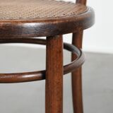 Ensemble de 2 chaises de bistrot vintage en bois Jacob & Josef Kohn Vienne