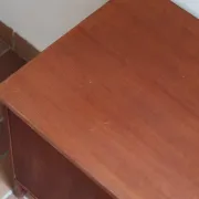 Small Ulferts teak sideboard from the 1960s with integrated handles.