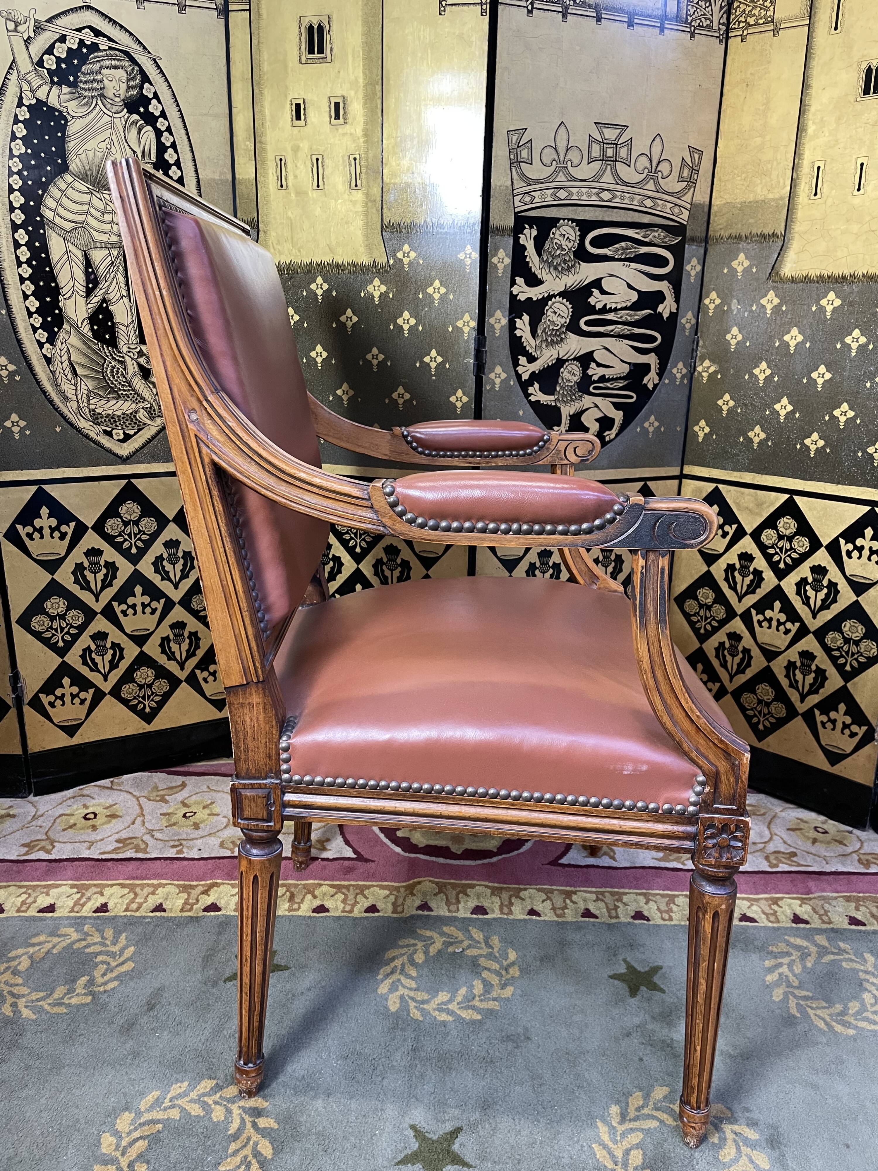 Louis XVI style office chair