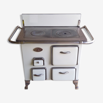 Industrial wood stove with oven - La Tongroise