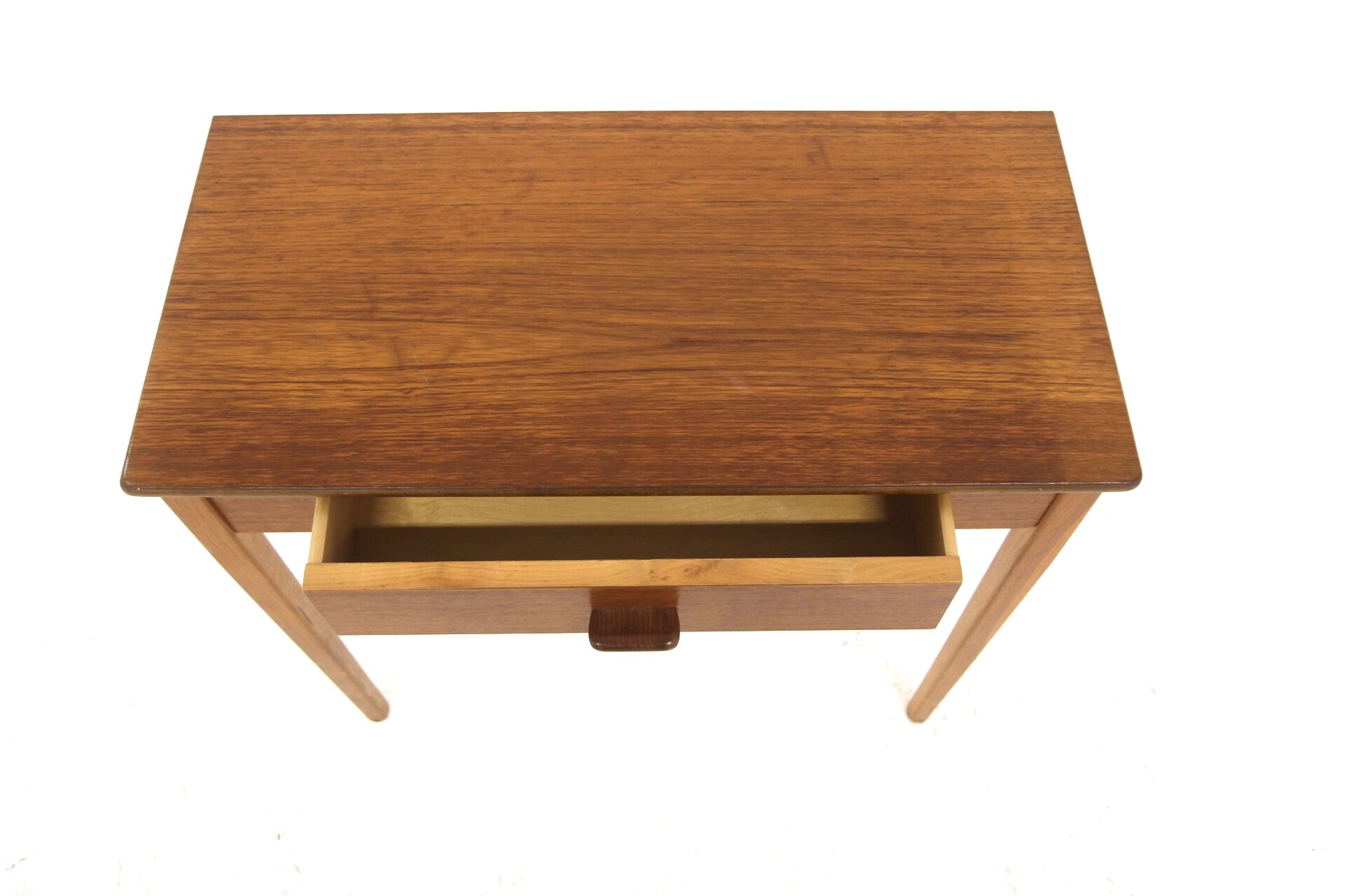 Scandinavian bedside table in teak, Sweden, 1950.