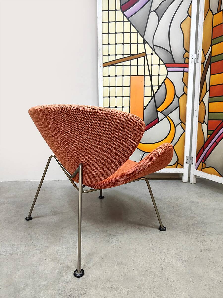 Dutch vintage design Orange Slice chair Pierre Paulin Artifort F437