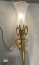 Gold gilded murano glass sconces, set of 3