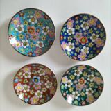 Set of 4 vintage Japanese mini bowls