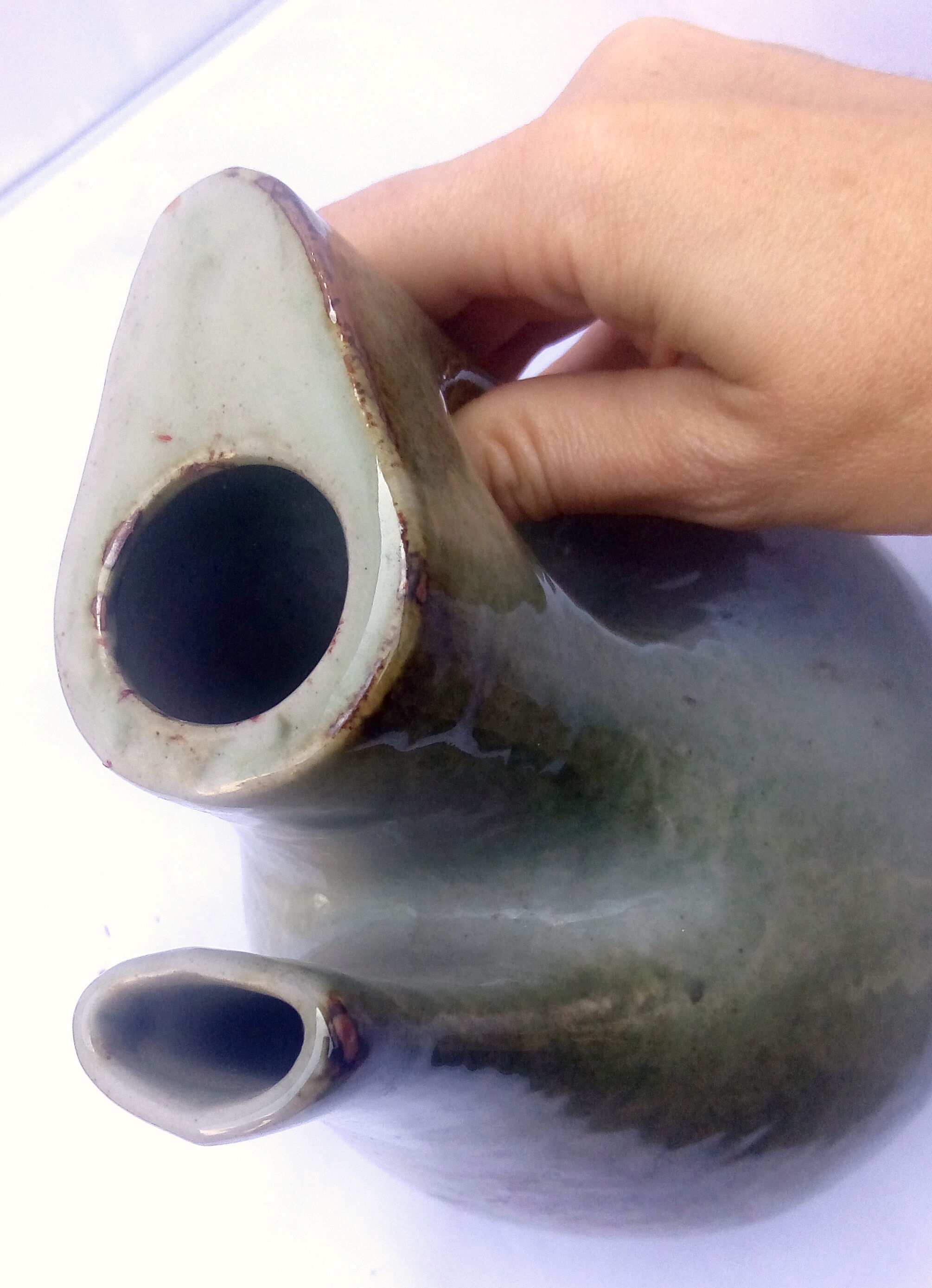 Scandinavian-style design pitcher in Arnon sandstone