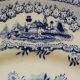 2 Antique Gilman Sacavem Statue Dinner Plates / Serving Dishes