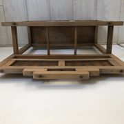 Antique wooden umbrella stand