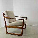 Danish FD 130 teak armchair by Peter Hvidt & Orla Mølgaard-Nielsen for France & Søn, 1960