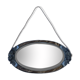 Old oval mirror late 19th century