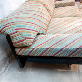 Sofa by Giovanni Offredi for Saporiti, with Missoni Italia fabric from the 1970s