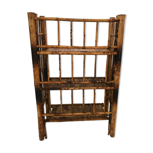 Étagère bambou pliable