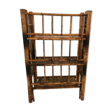 Foldable bamboo shelf