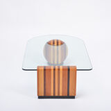 Table basse italienne des années 1970 par Massimo et Lella Vignelli pour Casigliani