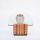 1970s italian coffee table by Massimo and Lella Vignelli for Casigliani