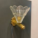 Murano Glass Brass Sconces Set of 2 1960’s