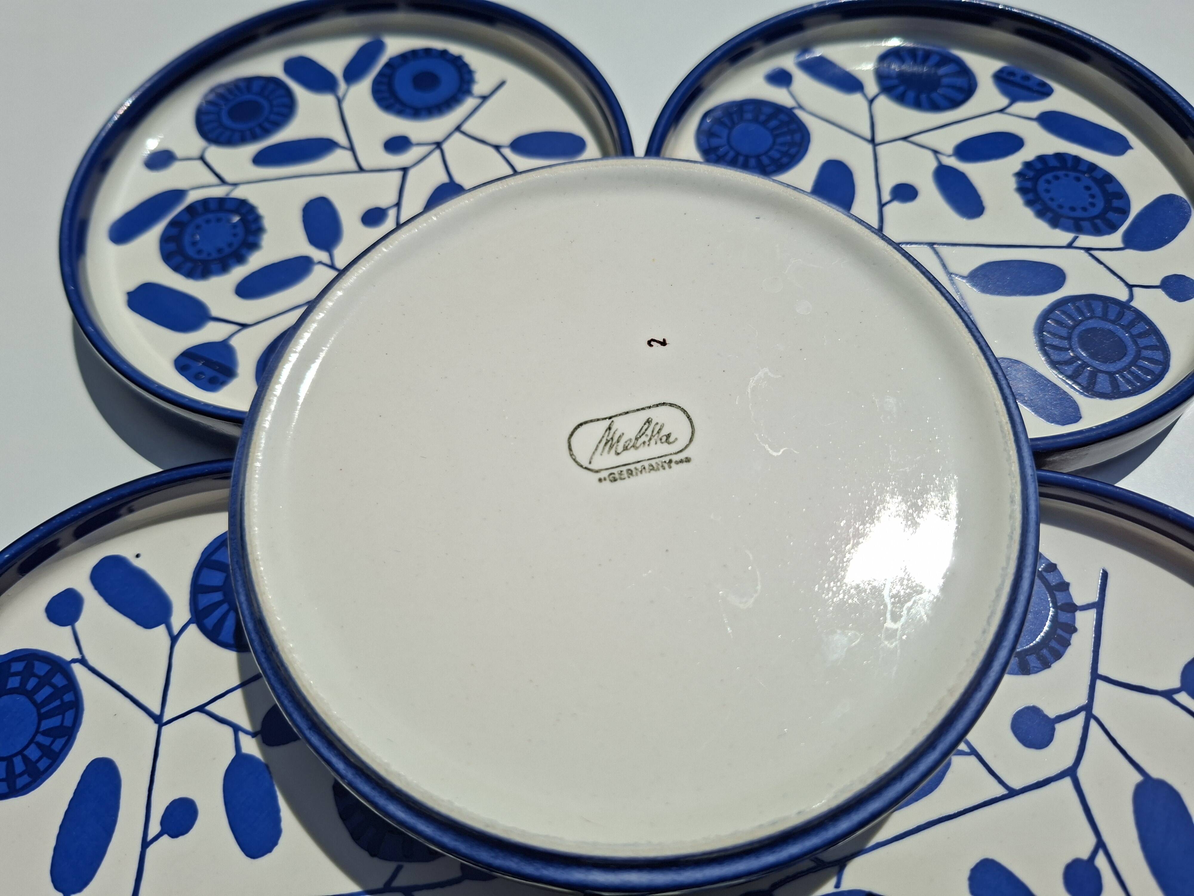 Saucer from the Melitta Stockholm series breakfast set