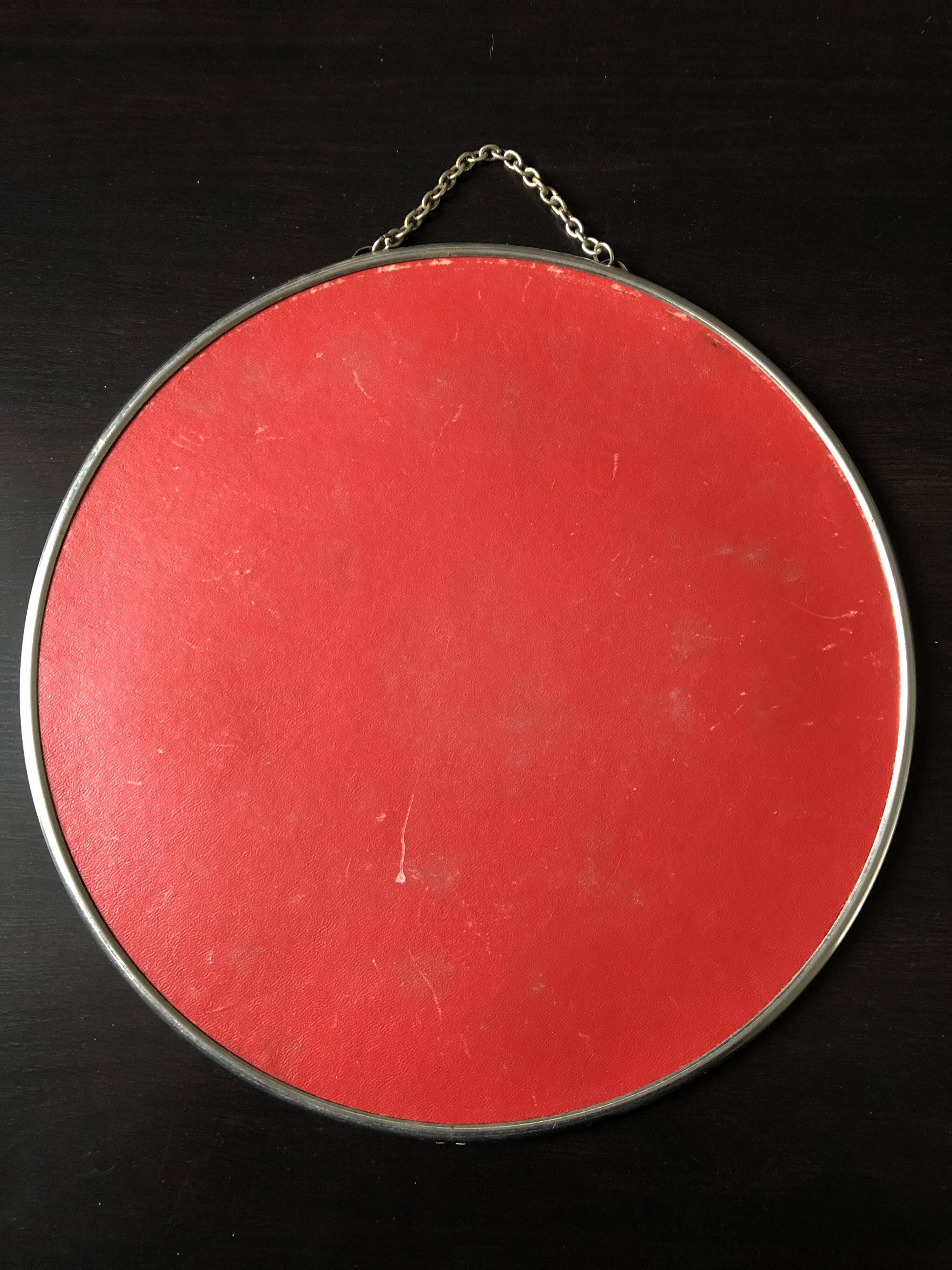 Barber round mirror 29x29cm
