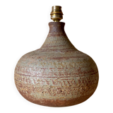 Pied de lampe grès , J.Pouchain Dieulefit