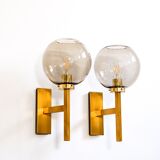 Pair of wall sconces by Holger Johansson.
