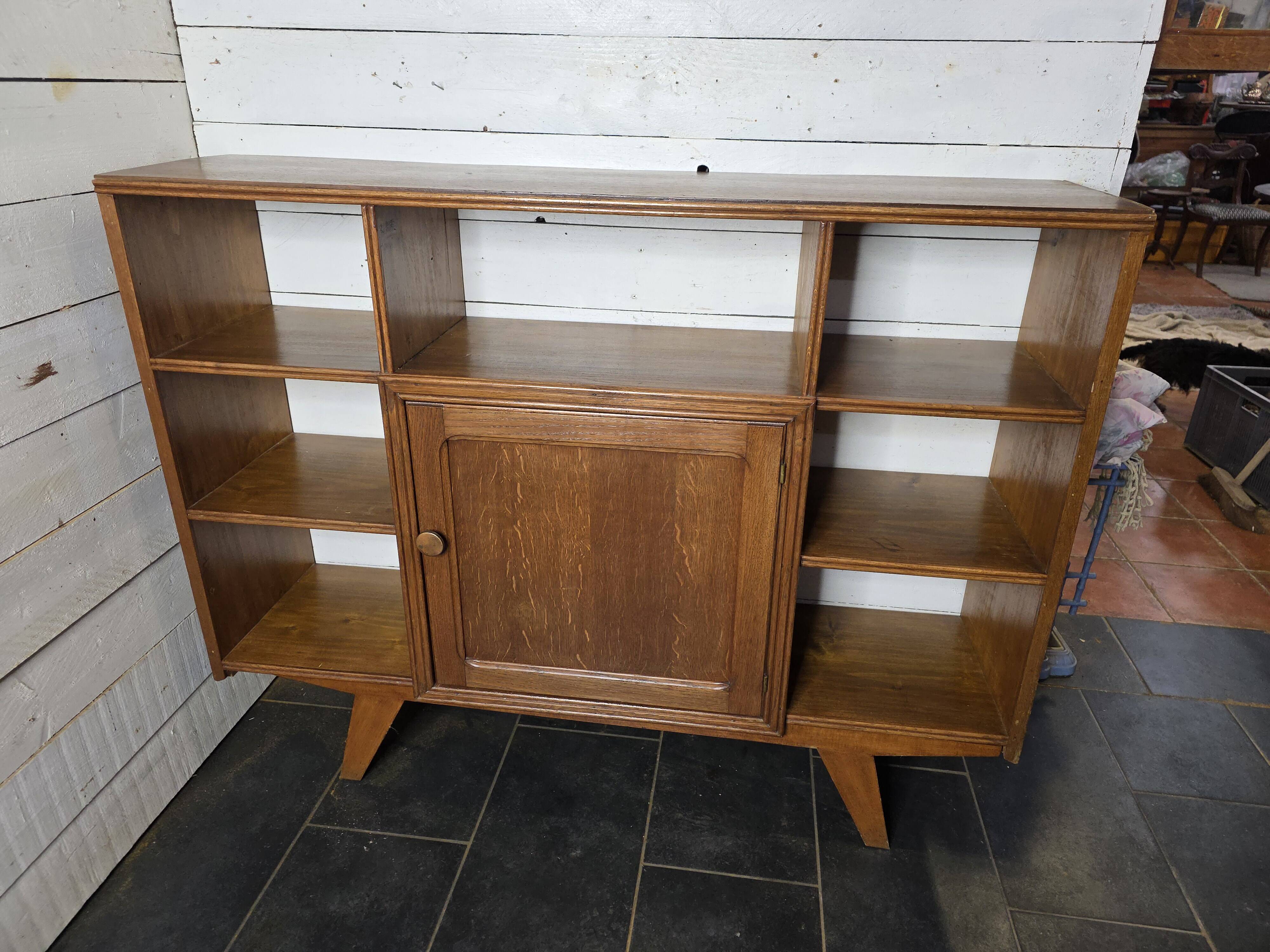 Vintage 60s bookcase sideboard