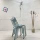Suite de quatre chaises Tolix T2, vers 1950.