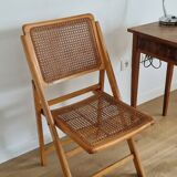 Cannage folding chair 1970