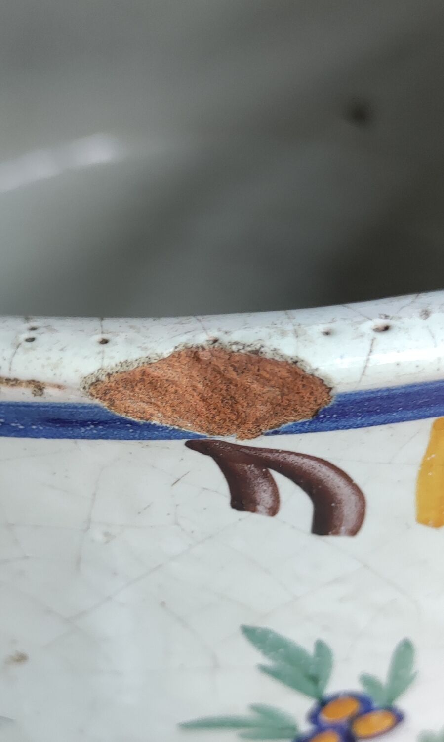 Ancienne soupière vieux Rouen 19 ème siècle