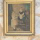 Tableau "les petites filles au chat"