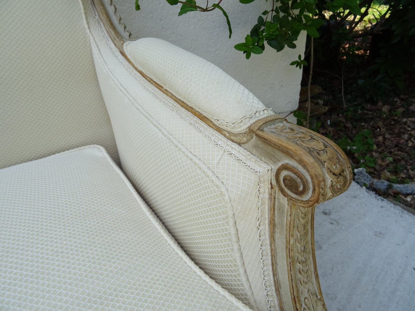 Louis XVI bench of the 19th century