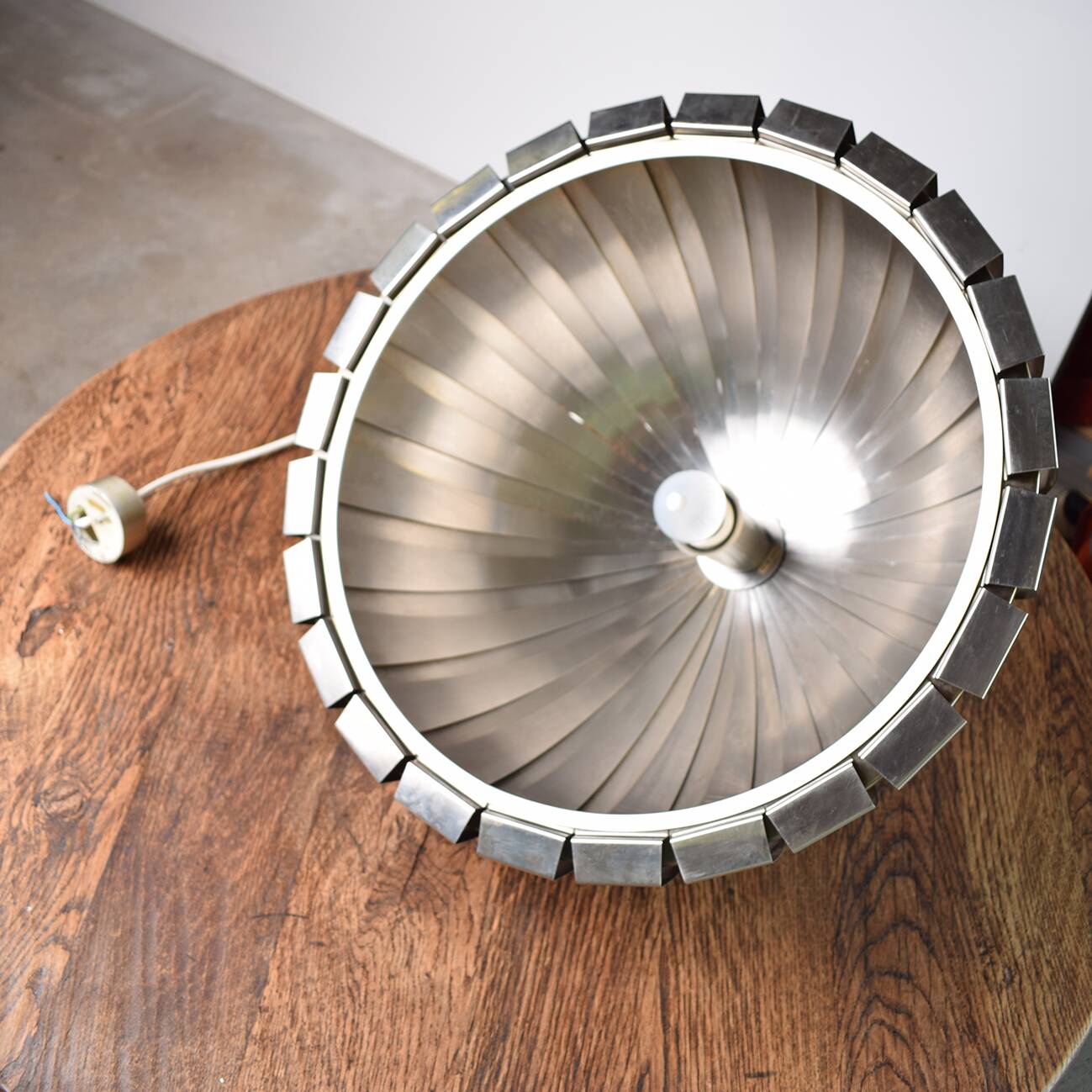 Mid Century Calotta Pendant Lamp By Elio Martinelli