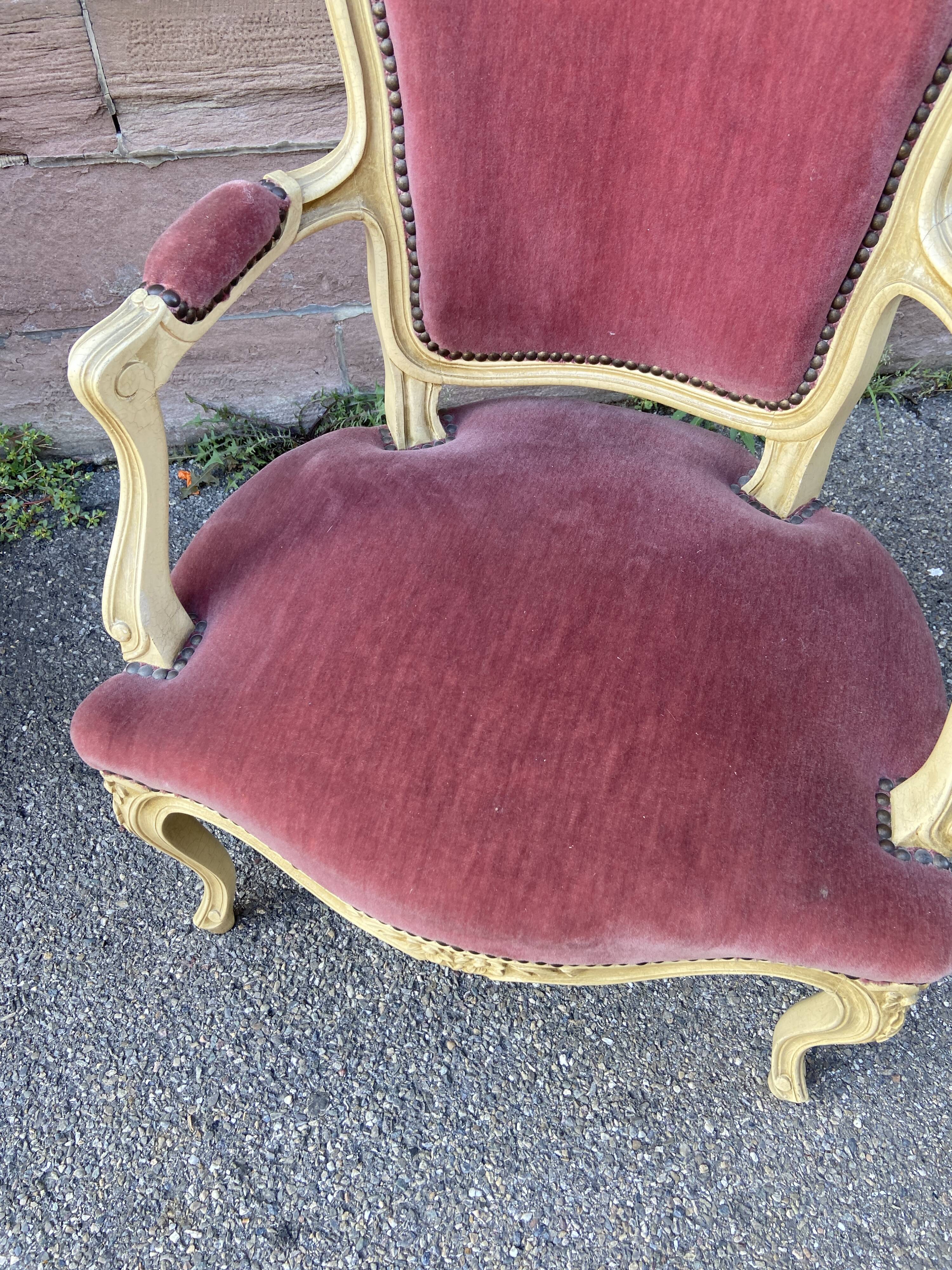 Cabriolet L XV armchair