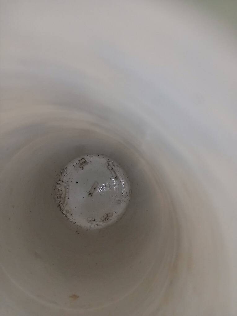 Large Cylindrical Handmade Vase – Botanical Decor "Herbarium"