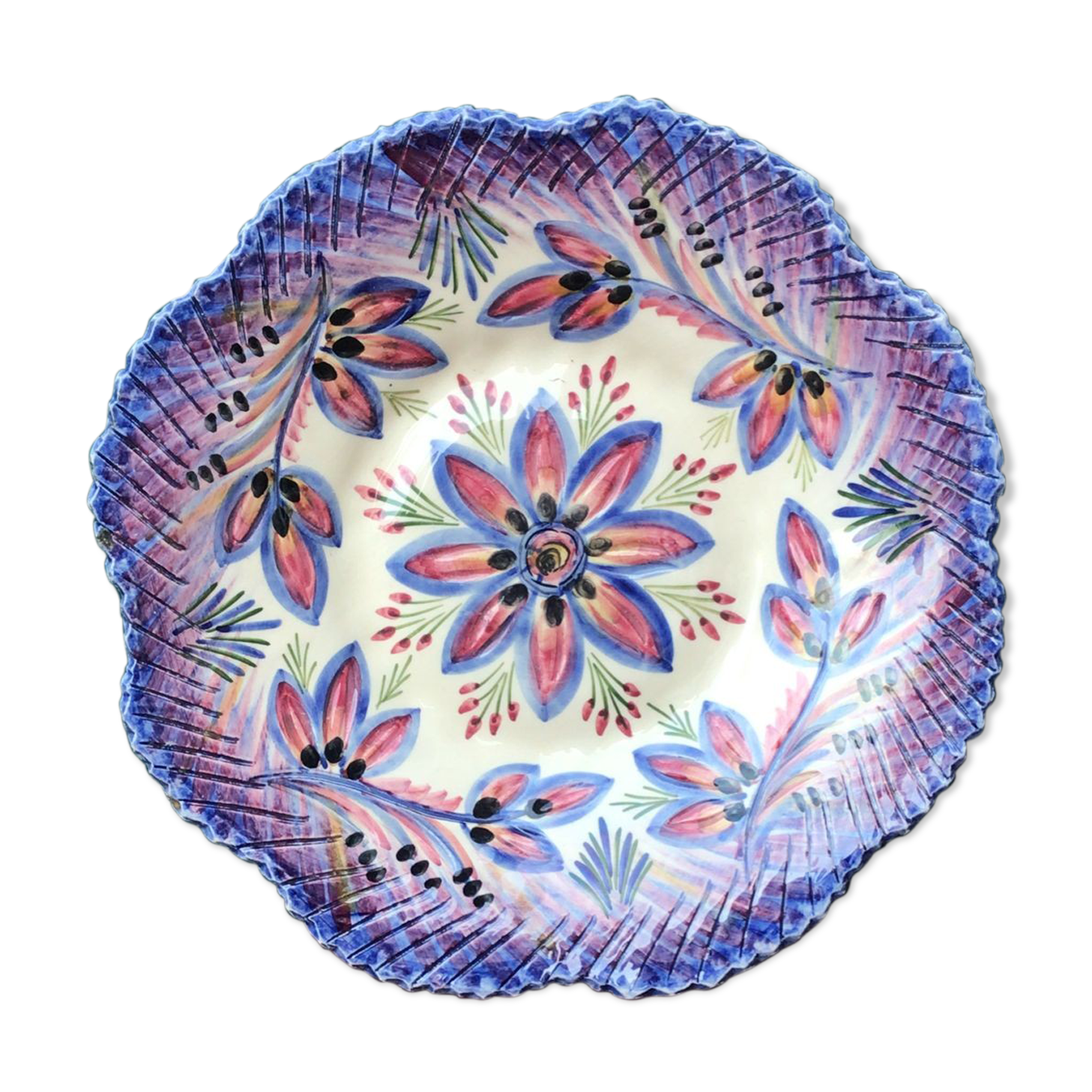 Rochefort earthenware plate