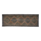 Vintage Turkish hallway rug 129x375 cm