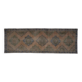 Vintage Turkish hallway rug 129x375 cm