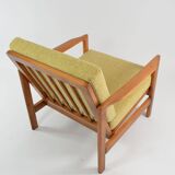 Fauteuils BZ jaune chiné