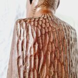 Pair of Busts or Sculptures of African Men and Women in high quality carved wood used