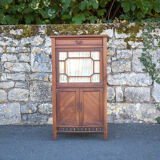 Napoleon III library cabinet or partition cabinet, furniture with beveled display window