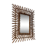 Miroir rotin 53x73cm