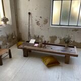 Brutally artisanal oak coffee table