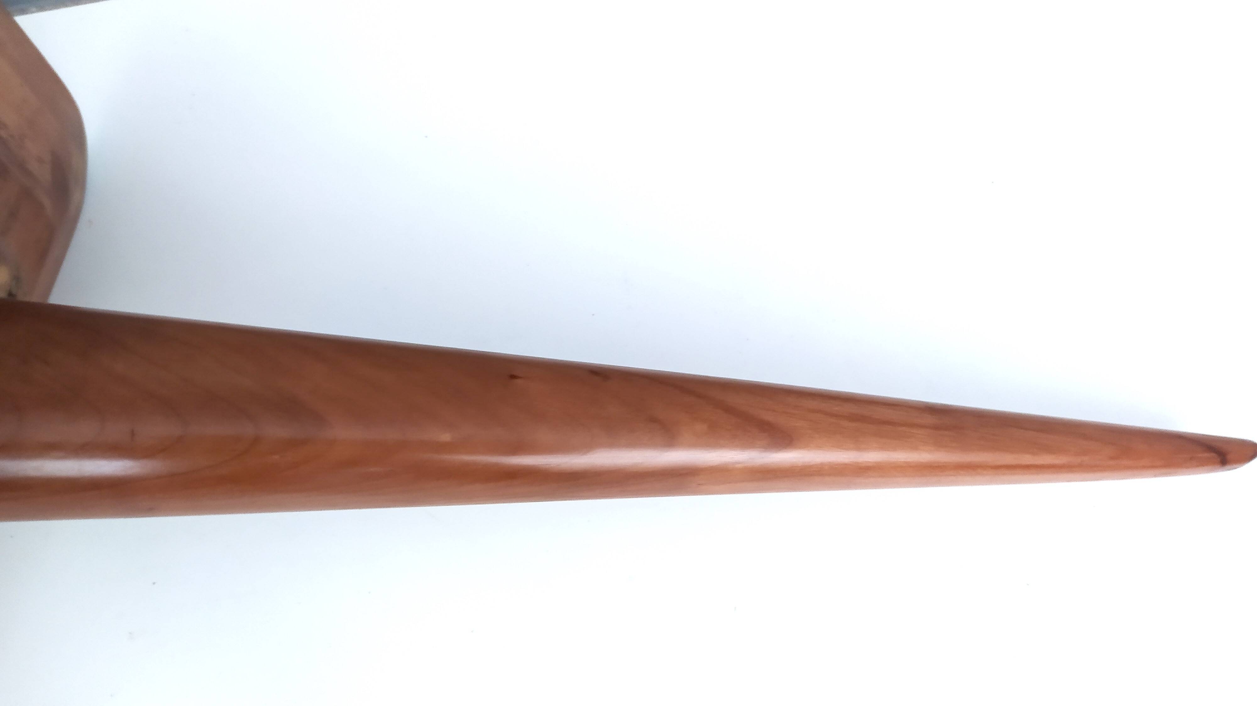 Irregular Shaped Cherrywood Veneer Coffee Table Attr. to Gio Ponti, Italy