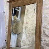 Miroir trumeau en chêne