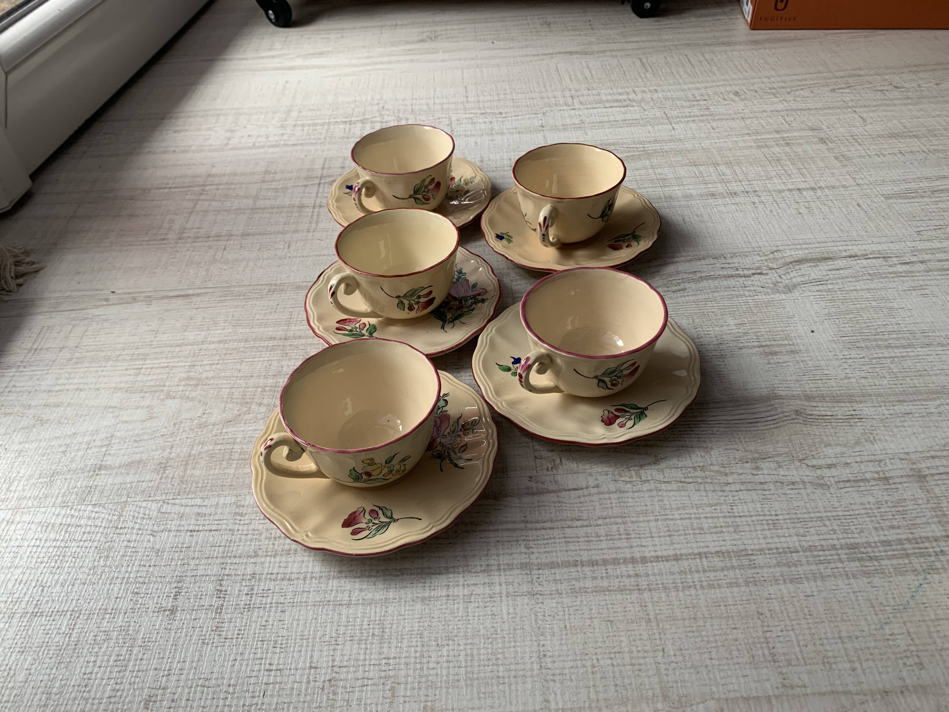 Luneville Floral Coffee Set