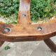 Chaise basse tripode vintage