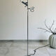 Bauhaus vintage two-light floor lamp