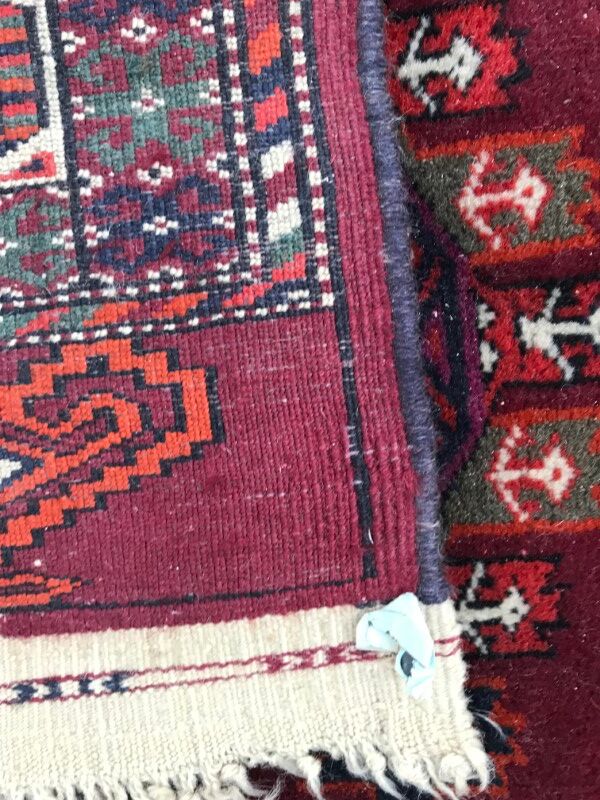 Carpet former Turkmen Afghan done hand 137 X 198 CM