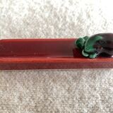 Box of 12 knife doors "vegetables" - earthenware - 8,5x2 cm