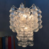 Murano Glass Bubble Chandeliers, Italy, 1980s – Set of 2