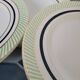 Lot n°1 de 5 assiettes à dessert Opaceline de Salins